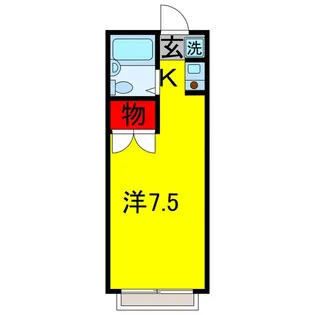 コテージ国分寺I【2階】の間取り