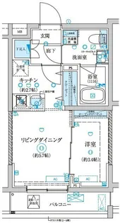 Weave Base -Oji Kamiya 王子神谷【4階】の間取り