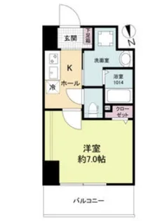 ブランシエスタ都島通【12階】の間取り