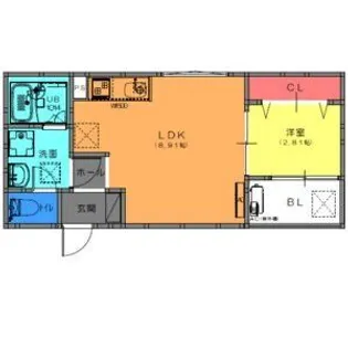 F+style上田3号館【1階】の間取り