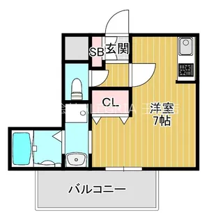 大阪府大阪市東成区中道1【マンション】の間取り