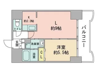 ティアラ資生館【12階】の間取り