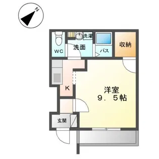 ベルハウスA棟【1階】の間取り