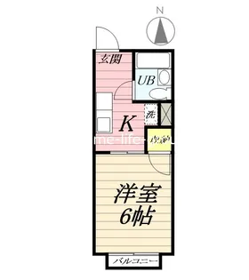 シティハイムエクセル1【1階】の間取り