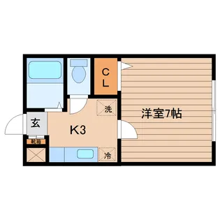 カーサヴェルデ【2階】の間取り