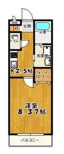 東京都国分寺市西恋ヶ窪4【アパート】の間取り