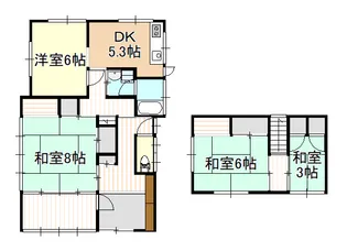 岡山県玉野市向日比2【一戸建】の間取り