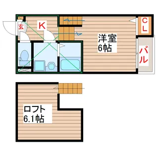 i-STATE中野栄【1階】の間取り