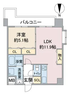 ブルーガーデン紫苑【3階】の間取り