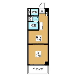 MTなごの1001【3階】の間取り