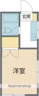 安田ハイツ【1階】の間取り