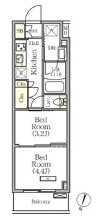 ARKMARK世田谷砧【2階】の間取り