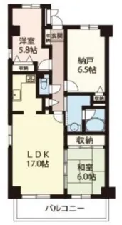 アゼリアハイム高松【2階】の間取り