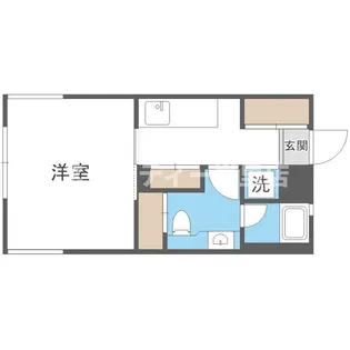 1Kの間取り画像