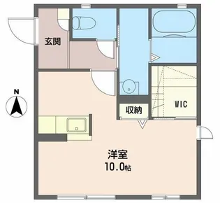 フラッツ・ジョイ【1階】の間取り