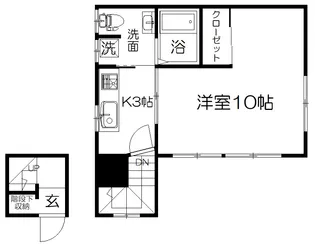 本町ハウス【2階】の間取り