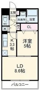 ベイサイドテラス【1階】の間取り