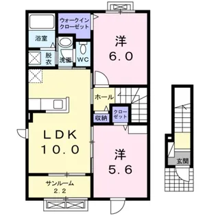 アルモニーメゾン A【2階】の間取り