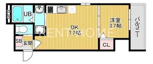 Luna terrace 近大前(ルナテラスキンダイマエ)【1階】の間取り