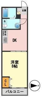 東京都江戸川区南小岩5【アパート】の間取り