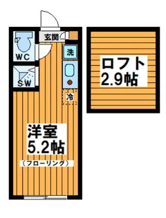 東京都杉並区和泉1【アパート】の間取り