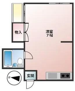 ハイム末広【3階】の間取り
