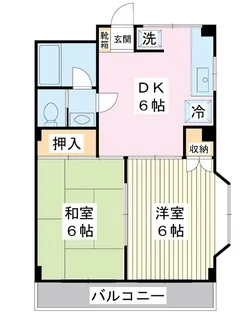 スカイマンション【3階】の間取り