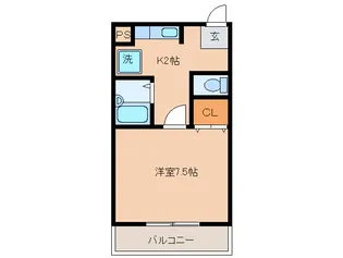 すみれビル【2階】の間取り