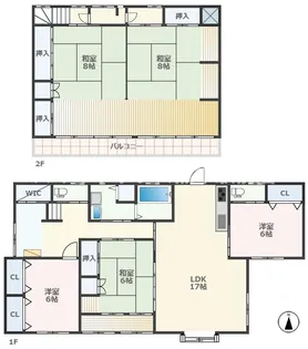 熊本県熊本市西区池田3【一戸建】の間取り
