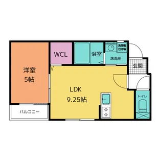 仮)小田原市小台共同住宅【1階】の間取り