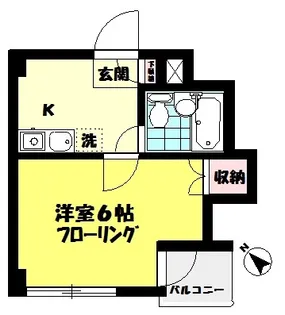 ストーンハイム【4階】の間取り