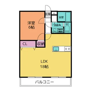 サンライズK1994【3階】の間取り