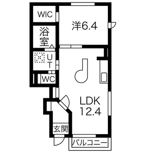 シャルメゾン【1階】の間取り