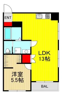 Apartment House Imai【3階】の間取り