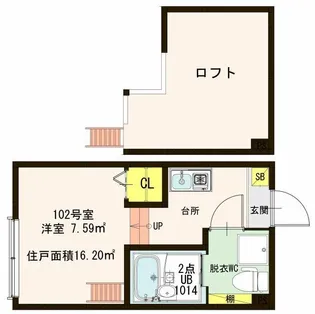 Stage 南小岩【1階】の間取り