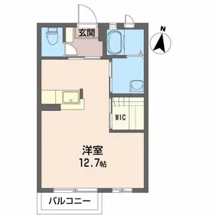 ディアス関場II【2階】の間取り