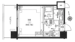 東京都調布市布田2【マンション】の間取り