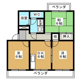 プレミールM【3階】の間取り