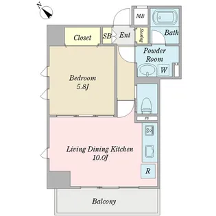 roots西荻【4階】の間取り