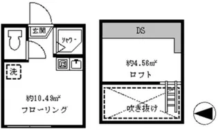 フェリスワンダー【2階】の間取り