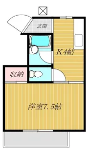 サンエルム名戸ヶ谷【1階】の間取り