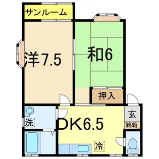 パークハイム(石動南)【2階】の間取り