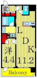 Healing Gate 押上【5階】の間取り