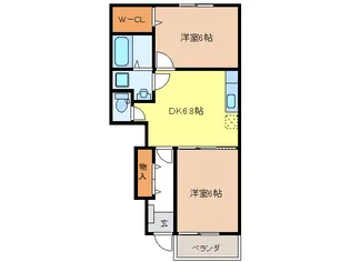 セレーノ I・II【1階】の間取り