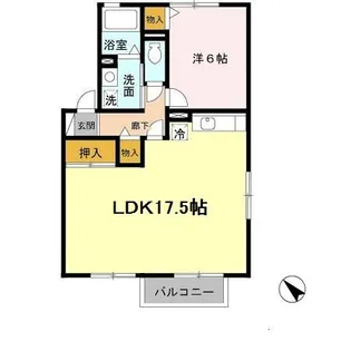 クレールハイム B【2階】の間取り