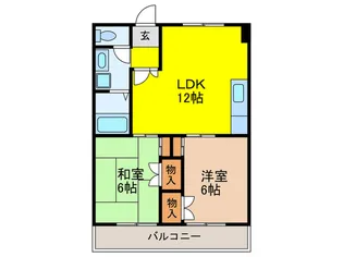 第2ユ-ロハイツ東豊中の間取り