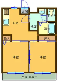 第2さくらレジデンスB棟【1階】の間取り