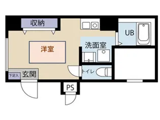 レガーロ石川町【4階】の間取り