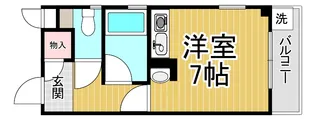 ピア門戸【2階】の間取り
