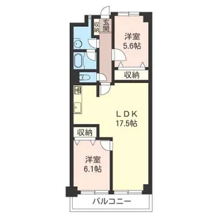 ロイヤルドミニオン【4階】の間取り
